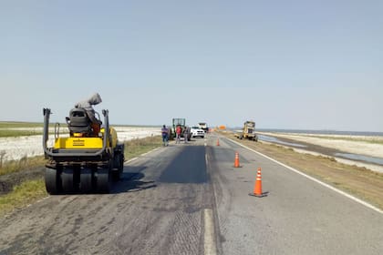 La ruta había quedado cortada por el avance del agua de La Picasa