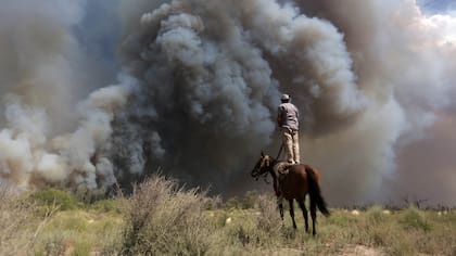 El avance de los incendios que castigan a Mendoza