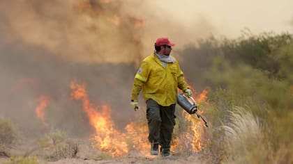 El avance de los incendios que castigan a Mendoza