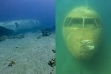 Así está hoy en las profundidades el espeluznante avión que confundieron con el vuelo perdido de Malaysia Airlines
