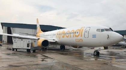 El avión de Flybondi