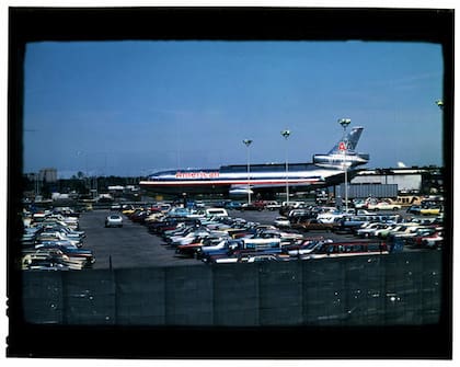 El avión de American Airlines, antes de despegar y de su trágico final
