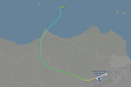 El avión de la empresa Sriwijaya Air desapareció minutos después de partir del aeropuerto de Yakarta, Indonesia.