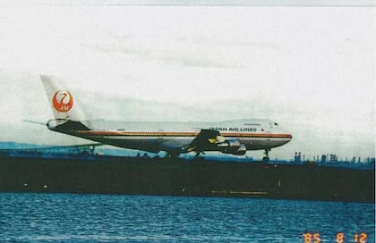 El avión del vuelo 123 de Japan Airlines con matrícula JA8119 (Archivo)