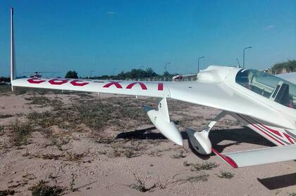 El avión es experimental y era piloteado por su dueño