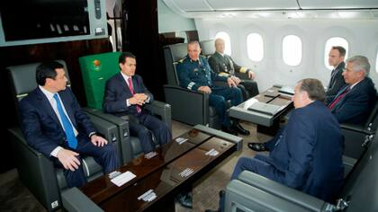 El avión presidencial posee varias comodidades