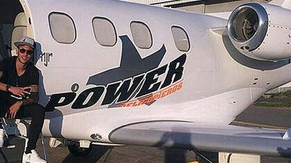 El avión privado de Neymar