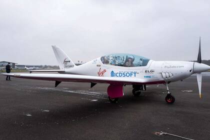 El avión que piloteó la joven de 19 años alrededor del mundo.