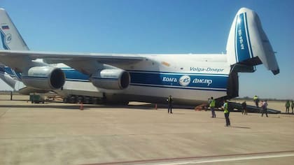 El avión ofrecido por Rusia