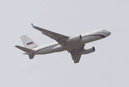 El avión ruso rumbo a Ucrania