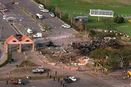 El avión se detuvo en Punta Carrasco