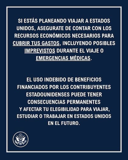 El aviso de la embajada de Estados Unidos en Argentina sobre los viajeros del Mundial 2026