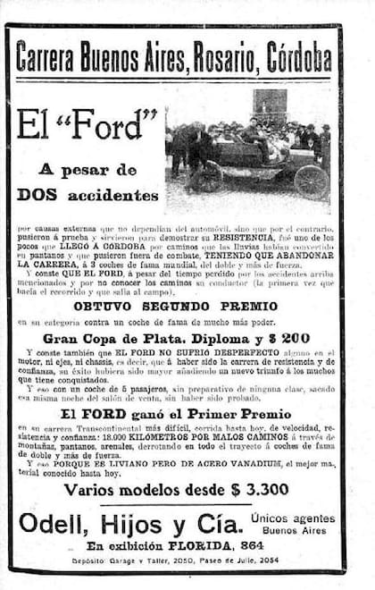 El aviso del primer concesionario del país