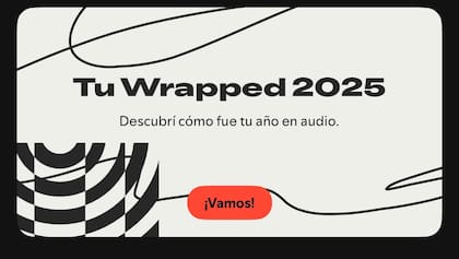El aviso para acceder al reporte aparece en la pantalla de inicio con la leyenda Tu Wrapped 2025 ya está disponible