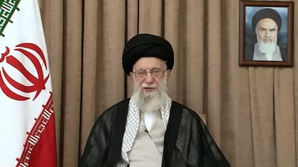 El ayatollah Alí Khamenei dio un mensaje oficial a los iraníes el jueves.