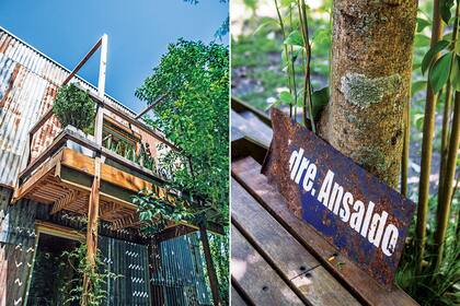 El balcón se ubicó estratégicamente en el último lugar donde cae el sol.