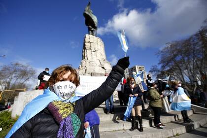 El banderazo en Mar del Plata