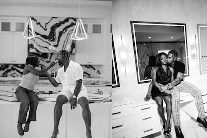 El baño principal se destaca por la ducha amplia, la bañera central y un espejo de gran tamaño