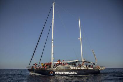 El barco Alex, de la ONG Mediterranea Saving Humans