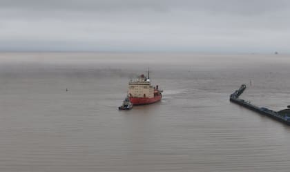 El barco ayudó en tareas logísticas en las bases antárticas (Foto: argentina.gob.ar)