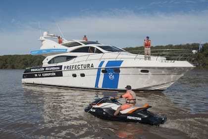 El yate que era propiedad de Ricardo Jaime ya es utilizado por la Prefectura