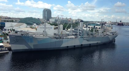 El barco museo en Tampa, Florida