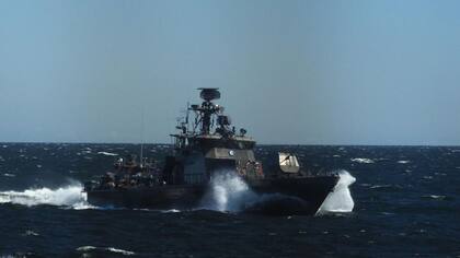 El barco piloto Porvoo en el mar