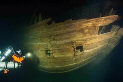 El barco se mantuvo intacto por 400 años