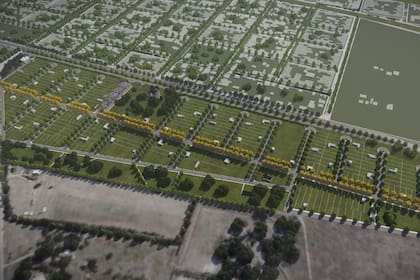 El barrio contará con 324 lotes de 300 m² y un área verde de tres hectáreas.