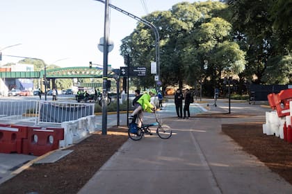 El barrio de Palermo ya está vallado en la previa al Road Show