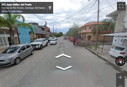 El barrio donde ocurrió el hecho en Santiago del Estero