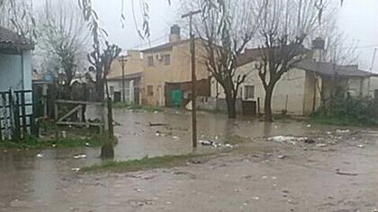 El barrio La Matera, en Quilmes, quedó bajo el agua