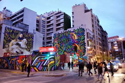 El barrio turístico de Bellavista, en Santiago de Chile, podría ser un destino atractivo para nómadas digitales