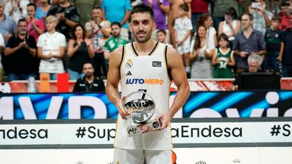 El base argentino fue premiado como el jugador más valioso del segundo partido de la serie de cuartos de final de la Euroliga, como lo había sido de la Supercopa española en septiembre último.