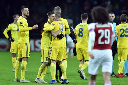 En febreo, el BATE Borisov bielorruso venció al Arsenal inglés como local por 1-0, en el partido de ida de los 16avos de final de la Europa League