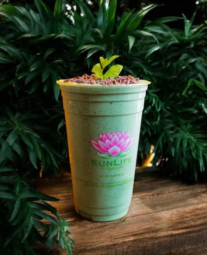 El "batido del millón de dólares" que se vende en Los Ángeles, California (Facebook/SunLife Organics)