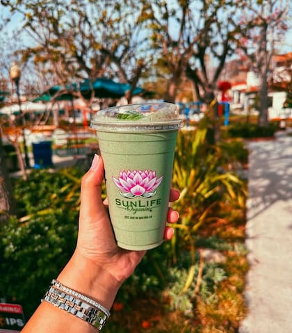 El "batido del millón de dólares" tiene más de 600 calorías (Facebook/SunLife Organics)