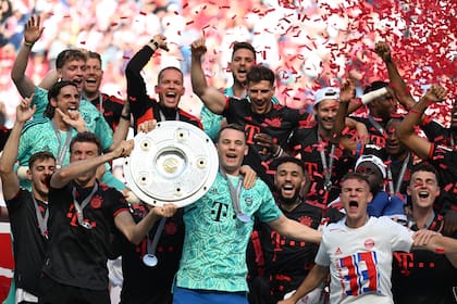 El Bayern Múnich se consagró campeón de la Bundesliga. Photo: Federico Gambarini/dpa 