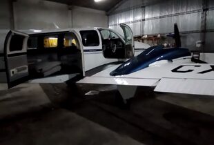 El Beechcraft B58 Baron incautado en un hangar de Concordia