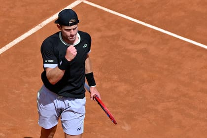 El belga Zizou Bergs hizo un muy buen partido ante Rafael Nadal en Roma