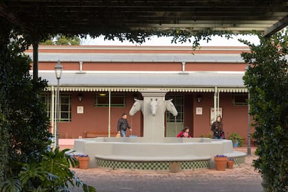 El bello patio de Las Lilas.