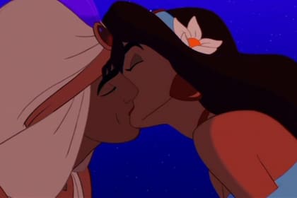 El beso robado en Aladdin