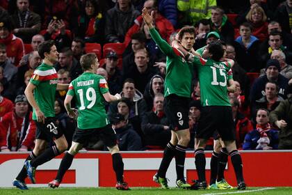 El Bilbao festeja en Inglaterra