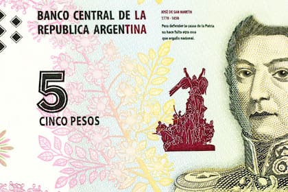 El billete con la figura del General San Martín ya no serán válidos desde febrero.