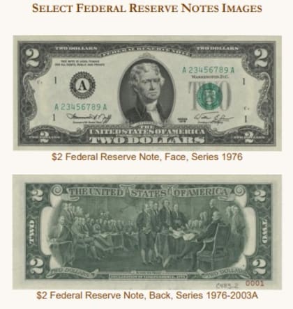 El billete de dos dólares