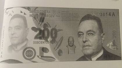 El billete diseñado de Hipólito Yrigiyen