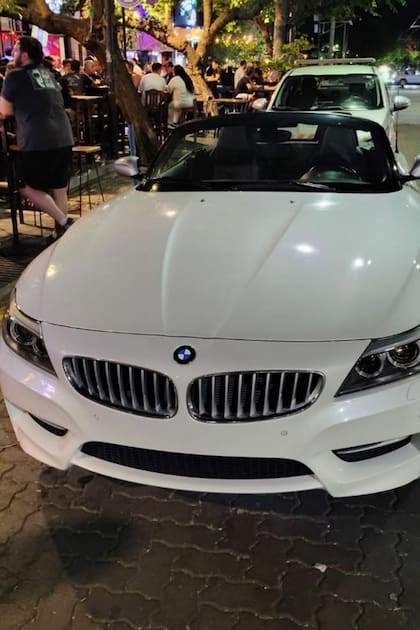El BMW sin patente que manejaba Antolín