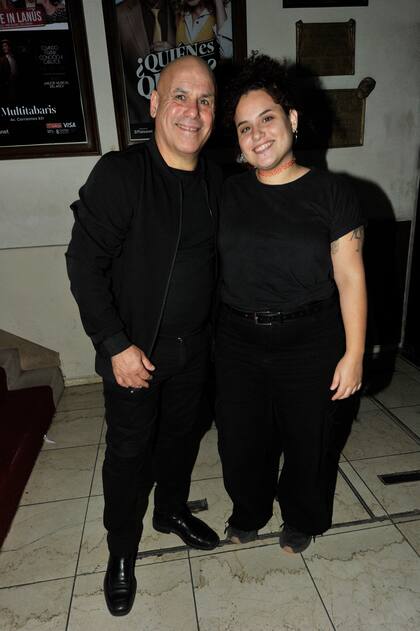 El Bocho Gómez junto a su hija, la actriz Rocío Gómez