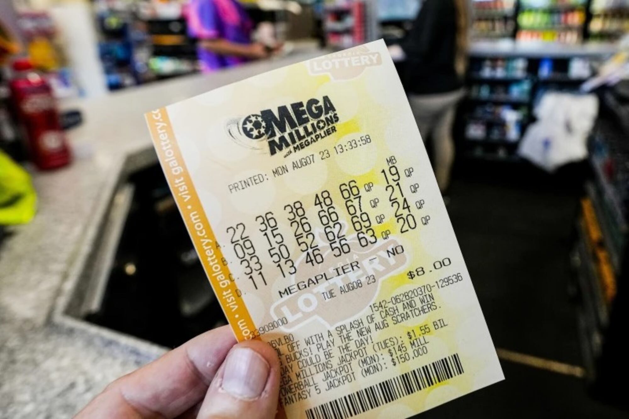 Mega Millions es uno de los premios de lotería más importantes en USA. Foto: La Nación   