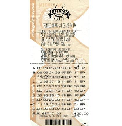 El boleto ganador de un hombre de Illinois que compró en Michigan
